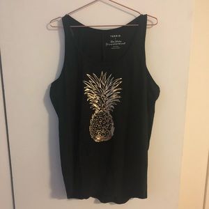 Gold Foiled Pineapple Tank